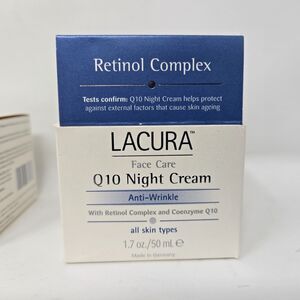 Lacura Face Care Anti-Wrinkle Coenzyme Q10 Day Cream 1.7 Oz Sealed
